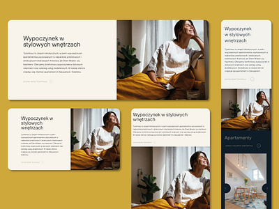 Responsive web design fo Tyzenhauz apartments barnding graphic design photo responsive ui ux web webdesign