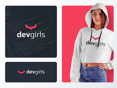 devgirls brand branding code design develop digital identity logo logotype programming