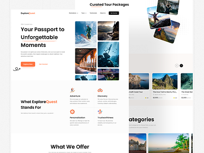 Travel Website Design app design landing page landing page design travel web app design travel website design ui ui design userexperience userinterface ux web design website website design website ui design