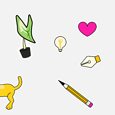 stickers illustrations illustration