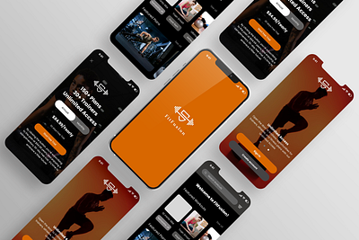 FitFusion - Elevate your Fitness app design fitness graphic design gym product design ui ux