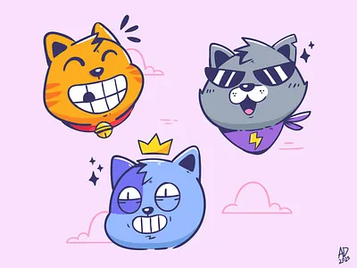 Miaaww animation2d art cartoon cats character character design concept art graphic design illustration motion graphics streetart vector