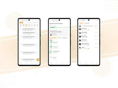 Construction App appointment app construction app mobile app project management app ui ux