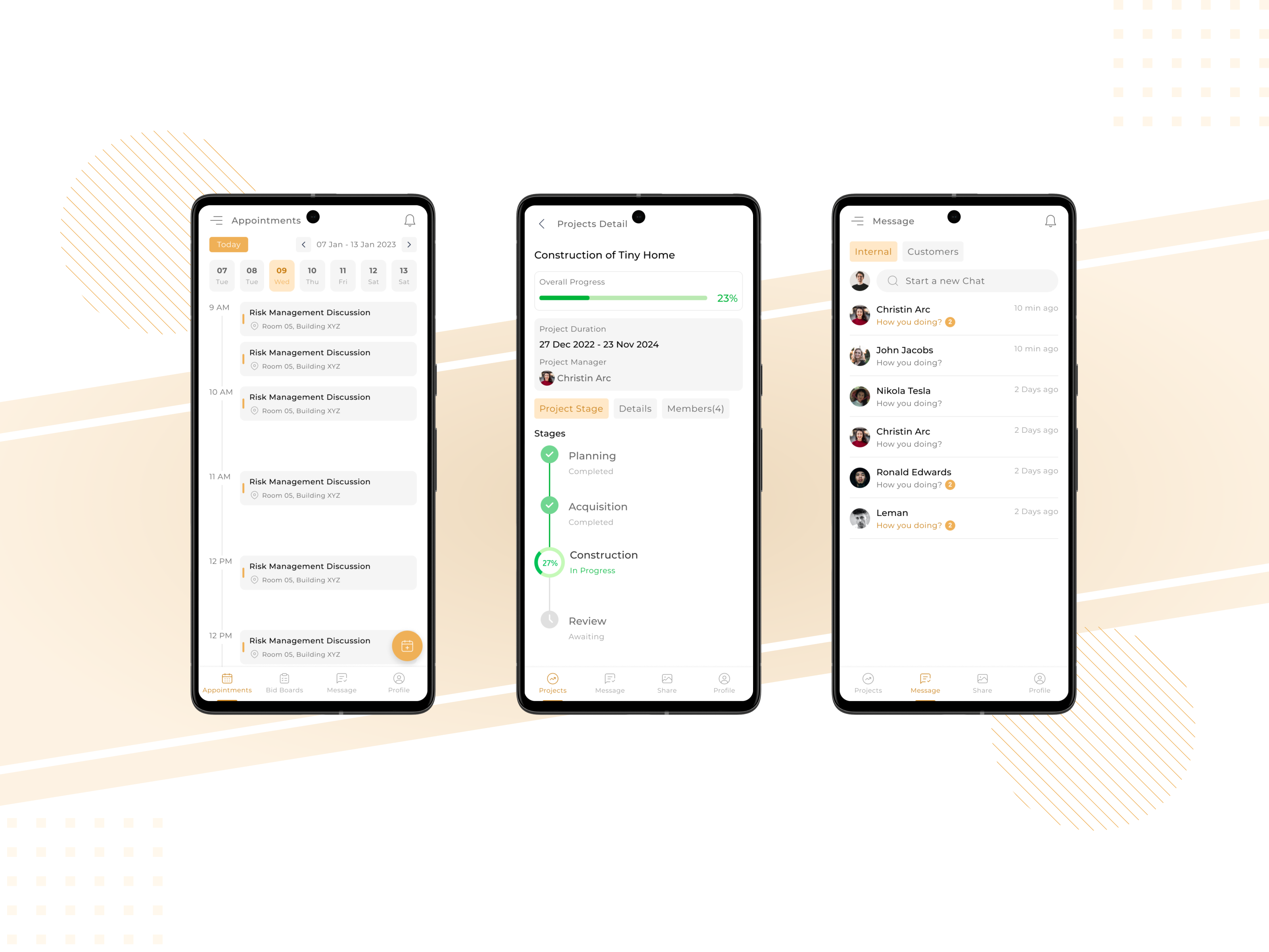 Example of Mobile App UI/UX Design 