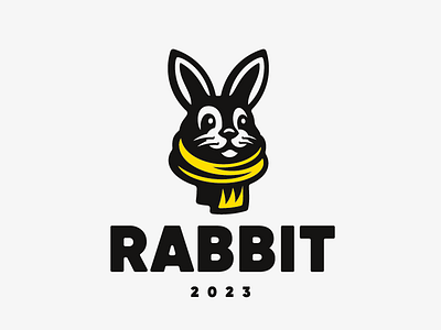 Rabbit concept design illustration logo rabbit