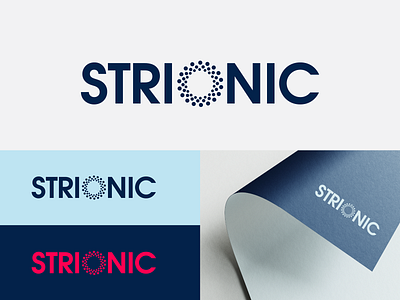 Strionic Logo branding design graphic design identity logo strionic
