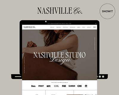 Showit Website Template | Nashville app blog blogger branding business design graphic design mobile portfolio responsive showit theme ux web website wordpress