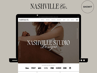 Showit Website Template | Nashville app blog blogger branding business design graphic design mobile portfolio responsive showit theme ux web website wordpress