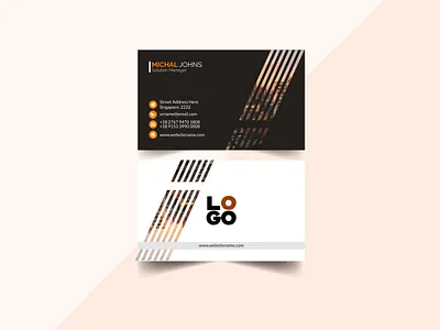 Free Vector modern and clean professional business card template app branding business card design graphic design illustration logo typography unique v vector visiting card