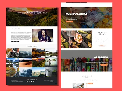 Wordpress landing page blog customization design elementor website design wordpress