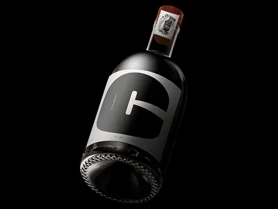 Gin Casa de Montalván bottle brand branding design gin graphic design identity logo minimal package packaging type typography