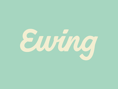 Ewing handlettering handtype hashtaglettering lettering process vector vectormachine