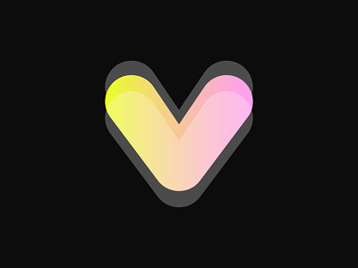 V Logo. bold brand identity branding clean fun identity lettermark logo logos minimal monogram simple v v logo