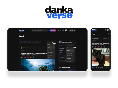 Danka Verse platform design branding design graphic design identity logo platform design ui uiux user experience user interface ux web app web design website design