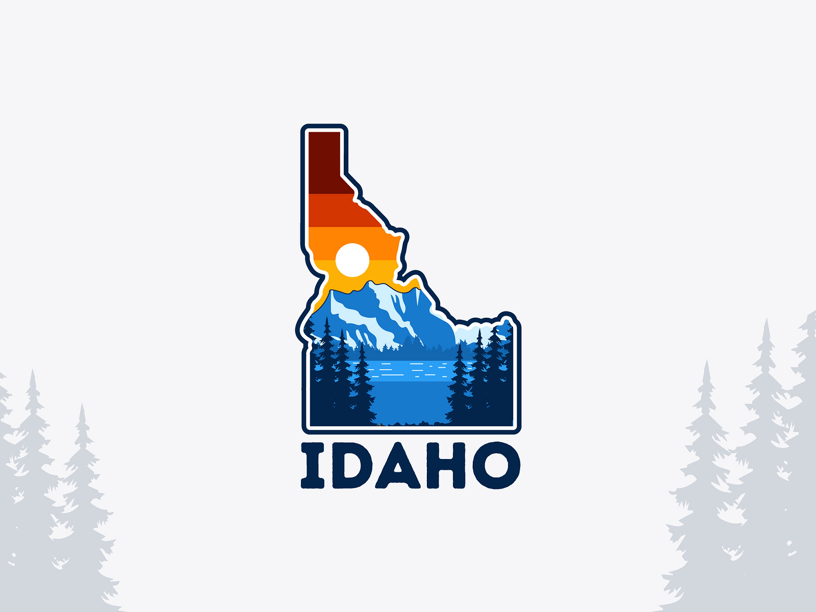 IDAHO logo design by Nurul Islam Arif on Dribbble