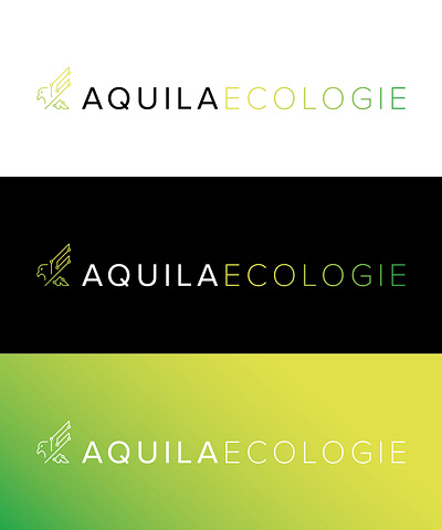 Aquila Ecologie branding (2023) ai branding eagle eco ecological ecology green logo plants technology