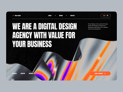 Digital Design Agency agency design figma ui uiux web webdesign