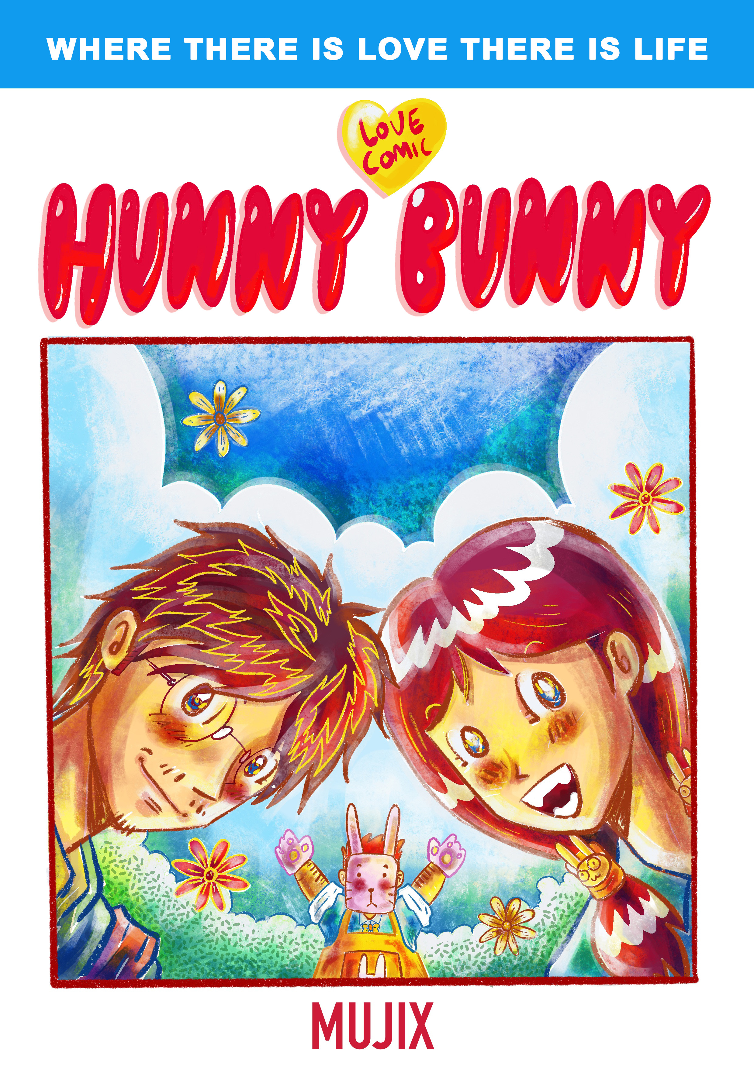 Mujix Comic Portfolio: Hunny Bunny anime artwork books cartoon comic hunnybunny illustration manga mujix storyboard storyboards