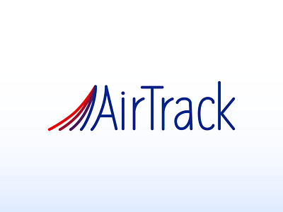 AirTrack | Daily Logo Challenge Day 12 | #dailylogochallenge branding dailylogochallenge design graphic design illustration logo logo design typography vector