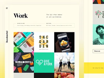 Becolourful work page