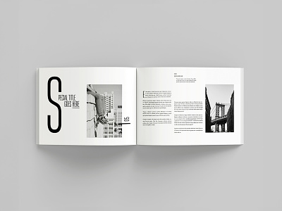 Brochure design brochure design editorial graphic design magazine minimal typography
