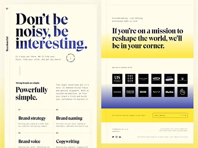 Becolourful full home page eksell display landing page ui web website