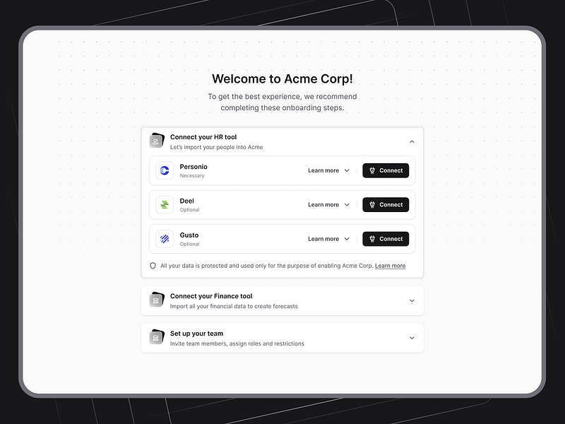 Onboarding draft apollo app connection app integration card connect connection crm fill in details hr hr tool integrate integration integrations learn more onboarding outreach salesforce step by step upload zoominfo