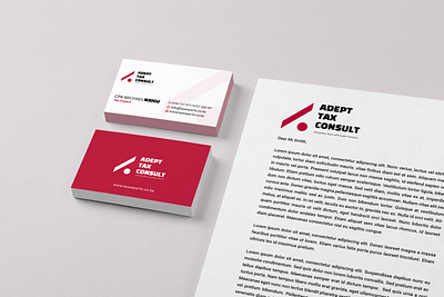 Adept Tax Consult branding graphic design logo