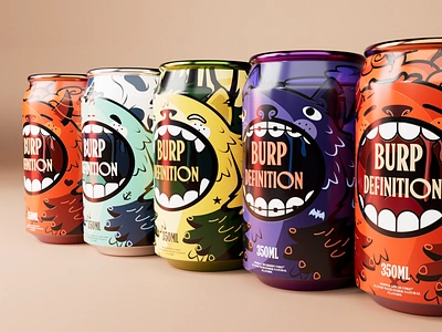 Soda Can Design - Beverage Packaging animation branding design graphic design illustration interface logo