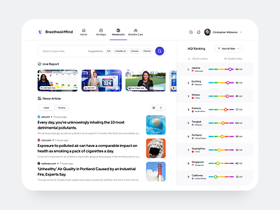 BreatheairMind - Air Quality Monitor - Newsroom air monitor air quality article breaking news city country dashboard editor environmental forecast list live report live stream news newsroom ranking saas search streaming youtube