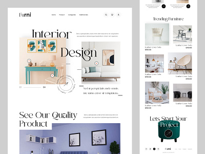 Furniture Landing Page awwwards branding cleandesign dailyinspiration dailyui design designinspiration dribbble e commerce landing page furniture landing page graphic design graphicdesigner landingpage minmal design ui uiux uiuxdesigner uxinspiration uxui websitedesigner