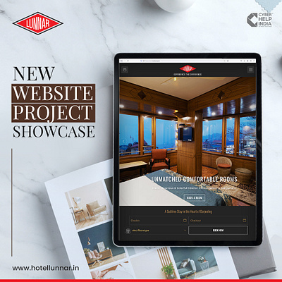 Website Project Showcase - HOTEL LUNNAR website design website development