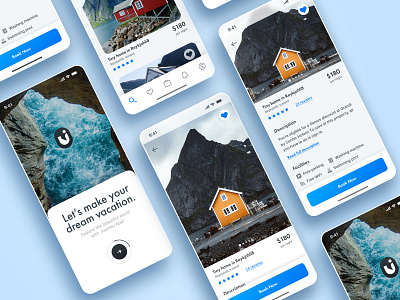 Apartment Booking App - Mobile app app book booking app clean design light mobile ui rent rental reservation