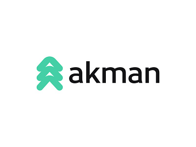 akman logo mark arrow brand mark finance logo logo design mark symbol