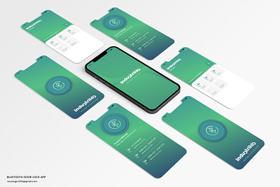 Bluetooth Door Lock Mobile APP app bluetooth design doorlock graphic design illustration ui uiux ux