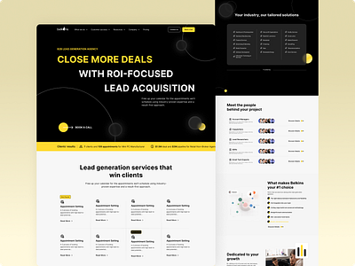 WEBSITE B2B LEAD GENERATION AGENCY b2b ui ux web design website