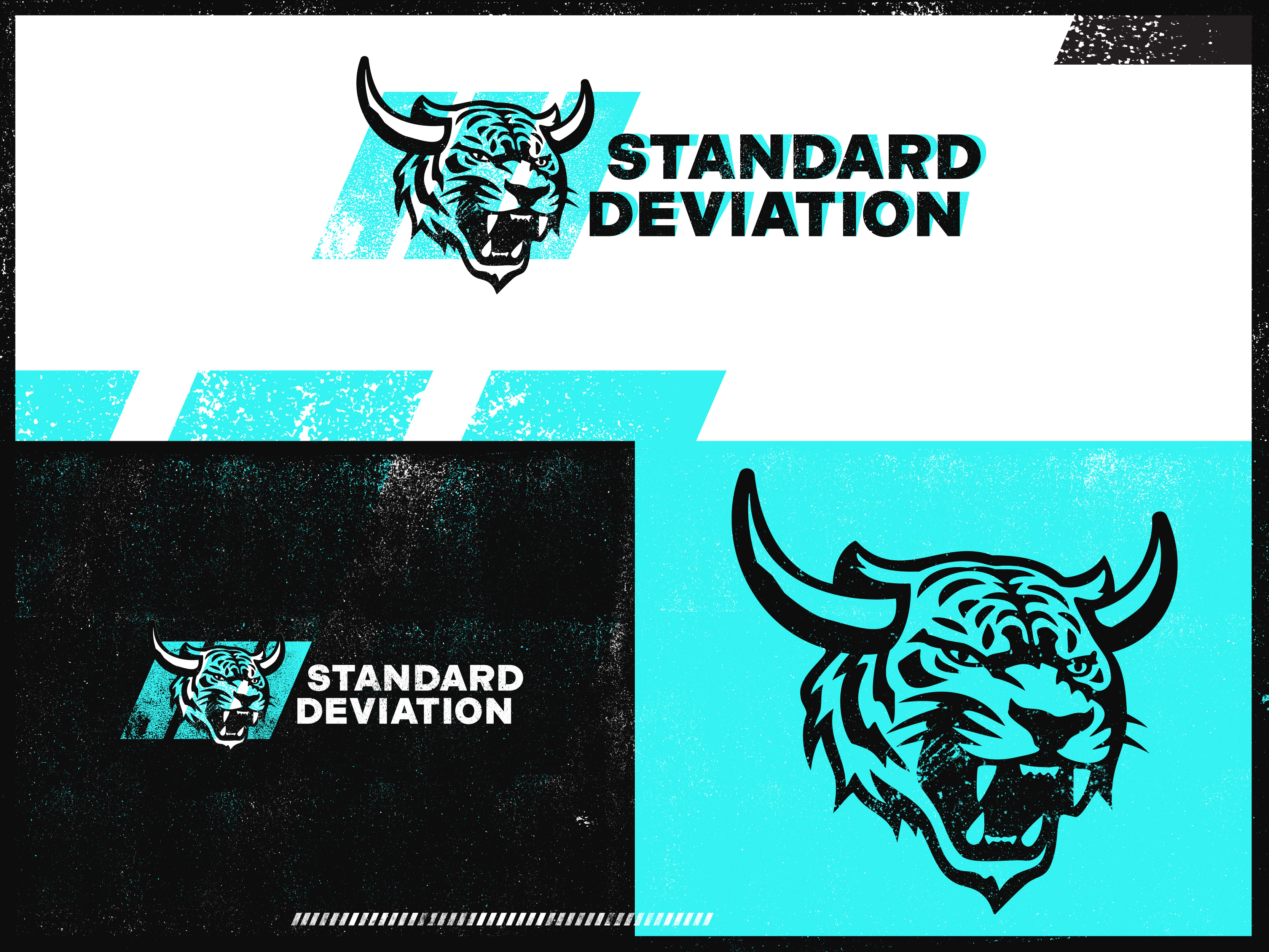 Standard Deviation Brand Identity branding graphic design identity logo tiger