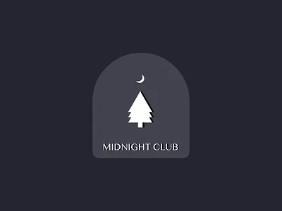 Midnight club logo branding graphic design illustration logo logotype typography