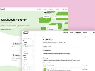 SDS - Design System Color Tokens components design system design tokens library ui zeroheight