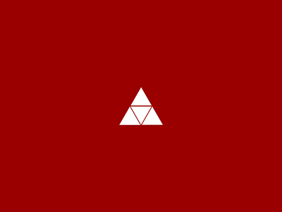 White triangle logo branding graphic design illustration logo logotype typography vector