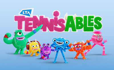 Tennisables 3d arcade studio character design childrens digital folioart illustration sport tennis