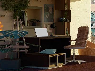 Order for an office 3d blender blender3d design graphic design