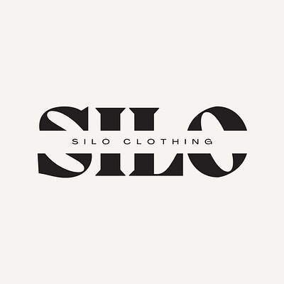 Logo for SILO Clothing branding design graphic design illustration logo minimal typography vector