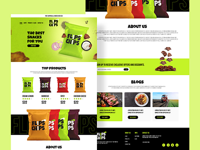 Flips Chips - eCommerce WordPress Development animation branding custom development custom wordpress design digital marketing ecommerce website graphic design seo ui web design wordpress development