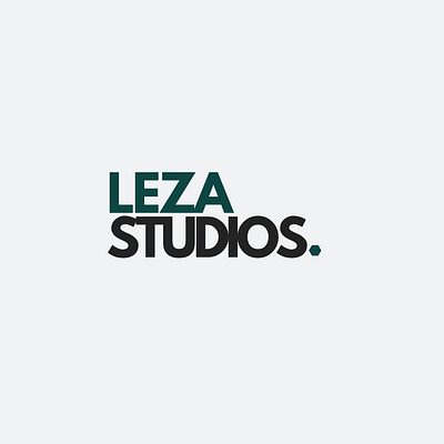 Logo for LEZA STUDIOS. branding design graphic design illustration logo minimal typography vector