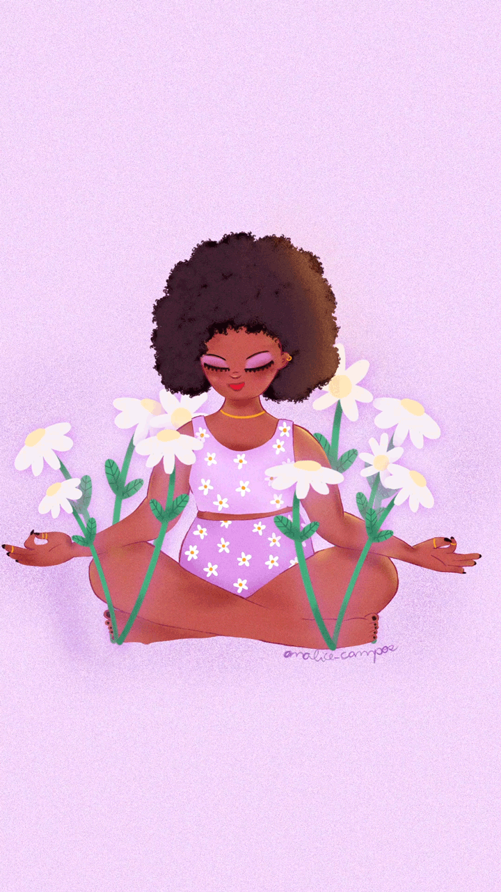 Yoga {animation} 2danimation aftereffects animation design gif girl graphic design illustration motion graphics yoga