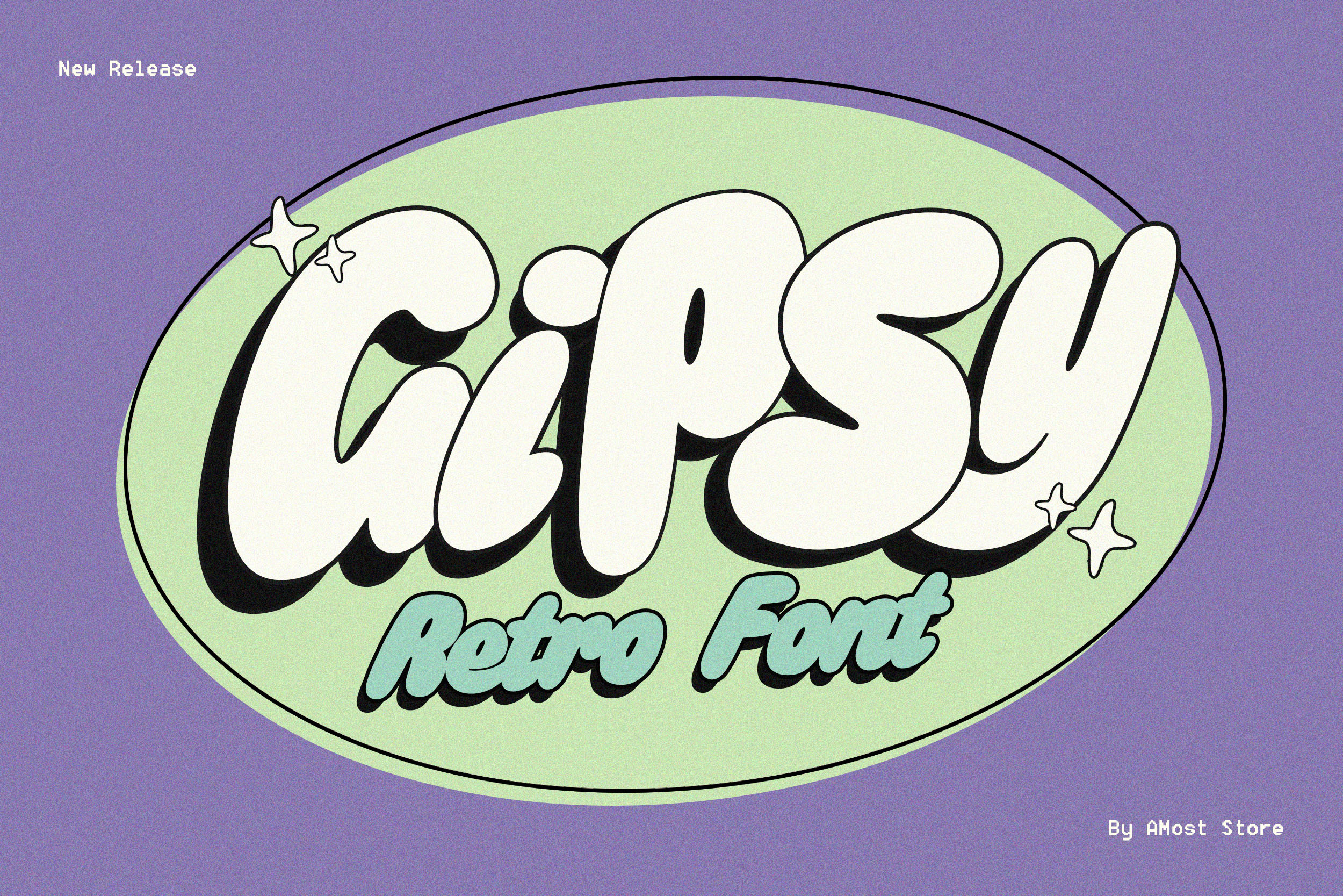 Gipsy - Bold Font apparell bold font branding cute font display font display typeface display typography elegant fonts fancy font groovy style illustration logotype modern font nostalgic old style poster design poster font retro font serif font streetwear