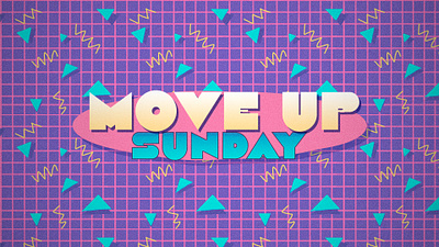 Move Up Sunday branding church graphics design graphic design illustration logo sermon series