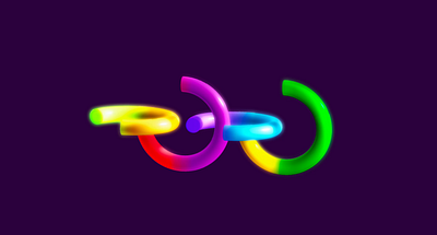 Going in Circles 3d 3d design animation colorful motion spline