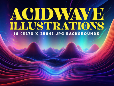 Cosmic Chroma: 16 Acidwave Dreamscape Wallpapers abstract acidwave background cosmic electronic futuristic illustrations music neon nostalgia scifi space technology visuals wallpapers waves
